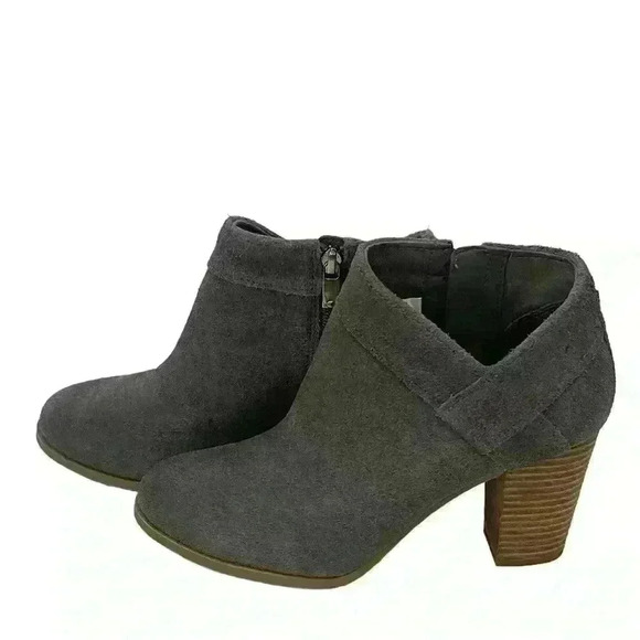Koolaburra by UGG Women’s Amalea Stone Grey Ortholite Ankle Booties Boots Size 7 - Picture 2 of 14